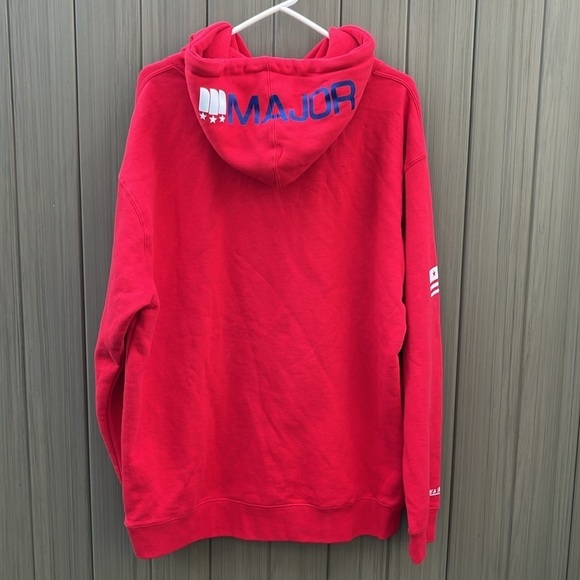Michell & Ness My Towns Major Hoodie Washington Wizards Size Large Red Like New - Picture 10 of 12